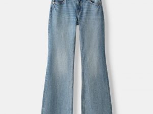 Low waist boot-cut jeans