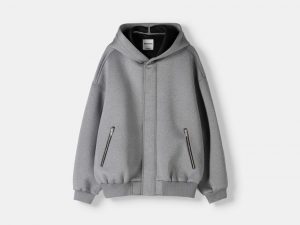 Technical jacket with hood
