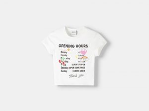 Short sleeve T-shirt with print