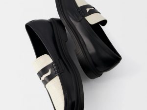 Contrast loafers