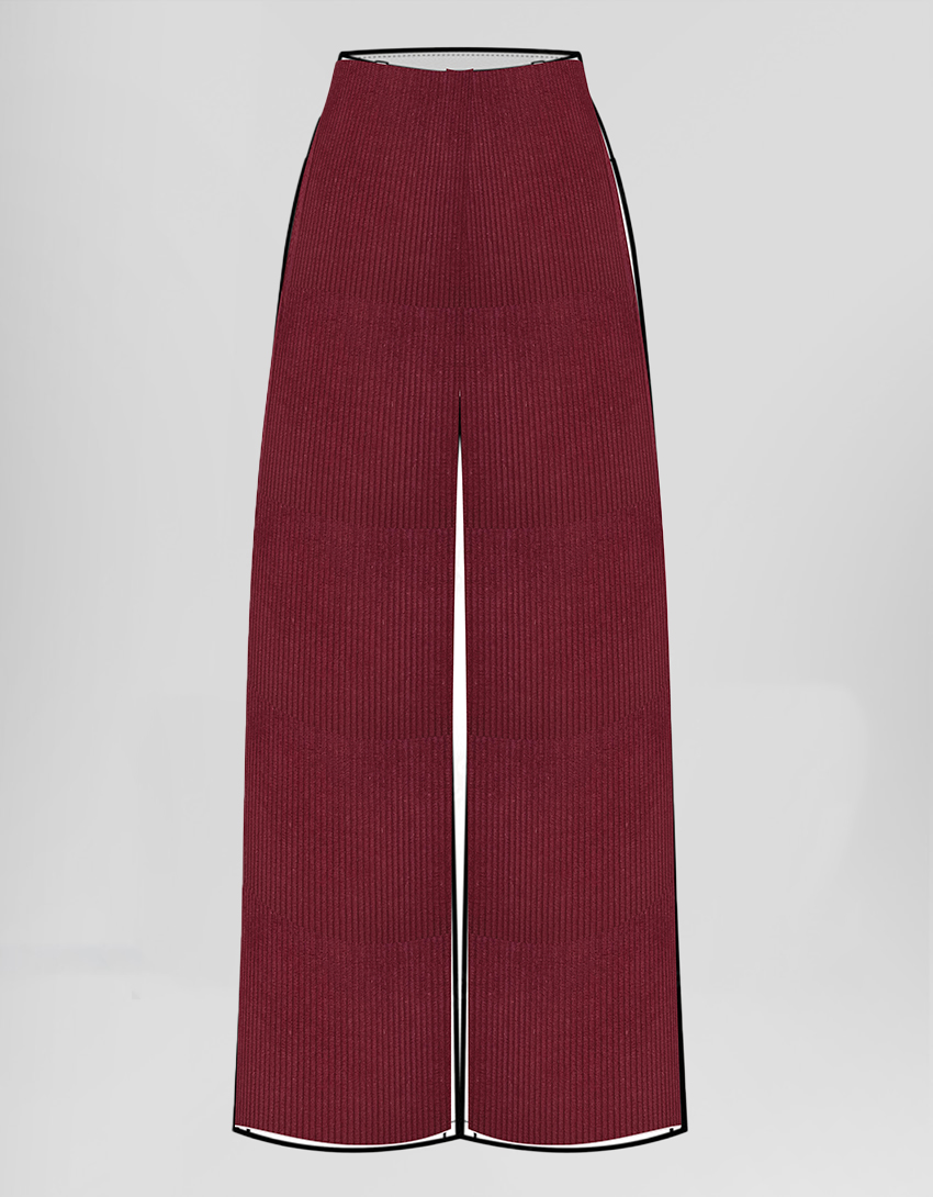 WIDE LEG CORDUROY TROUSER