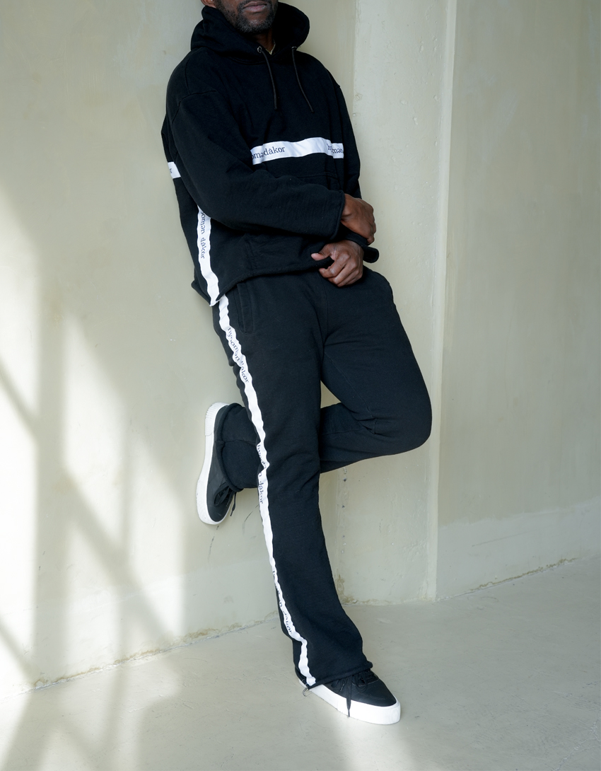 Cotton Sweat Suit with printed Twill Tape